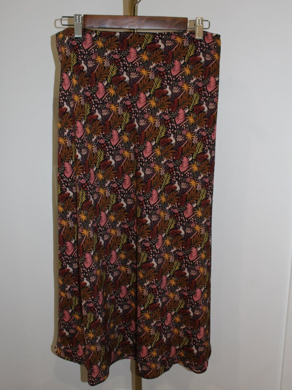Women's Loft Jungle Print Midi Maxi Skirt, Size Medium